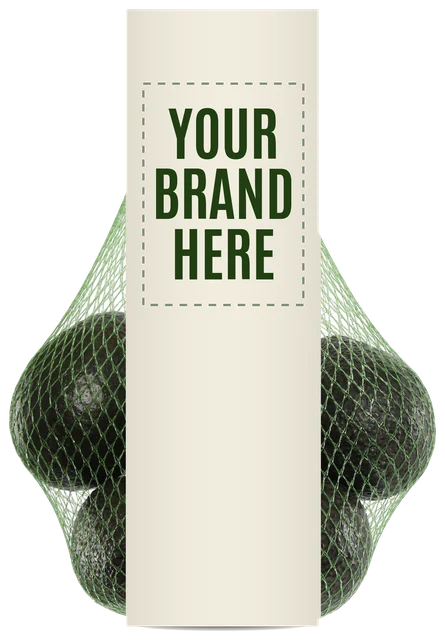 A blank West Pak film bag with the words ‘Your Brand Here’ on the label
